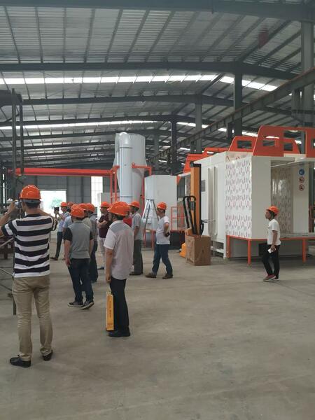 Zhejiang Huier Coating Environmental Protection Equipment Co., Ltd linea di produzione del fabbricante