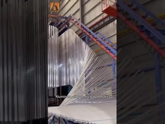 Linea di rivestimento in polvere automatica ad alta capacità con uniforme per le fabbriche di ferro