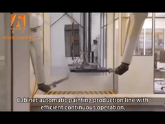 Sistema di trasporto a catena montato sul soffitto controllato da PLC per applicazioni pesanti