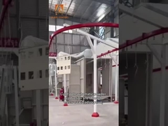 Sistema di trasporto aereo a controllo PLC montato sul soffitto con velocità variabile e basso rumore