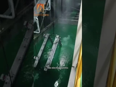 Apparecchiature per il rivestimento elettroforetico a cornice per la verniciatura di pezzi di grande dimensione