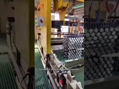 Linea di produzione di elettroplatazione controllata da PLC con modalità intermittente e caratteristiche di sicurezza