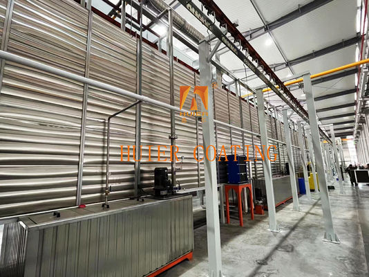Acciaio inossidabile Linea di pulizia chimica automatizzata industriale 1 anno di garanzia