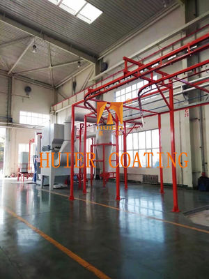 Linea di rivestimento in polvere orizzontale a schermo sensoriale automatico 16 PCS Standard