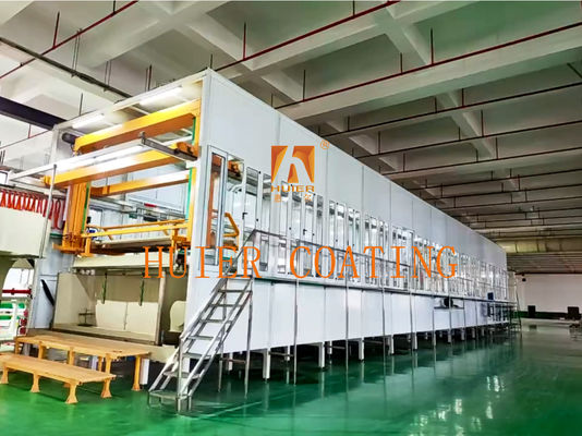 Linea di produzione di ossidazione elettroplatazione ecologica automatizzata per la produzione sostenibile