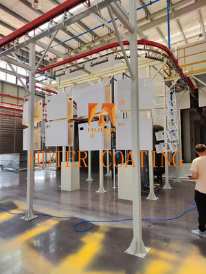 Linea di produzione automatica di rivestimento in polvere intelligente