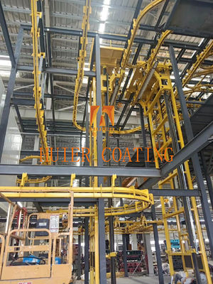 Sistema di trasportatore sospeso ad alte prestazioni conveniente per la produzione di rivestimenti di parti speciali