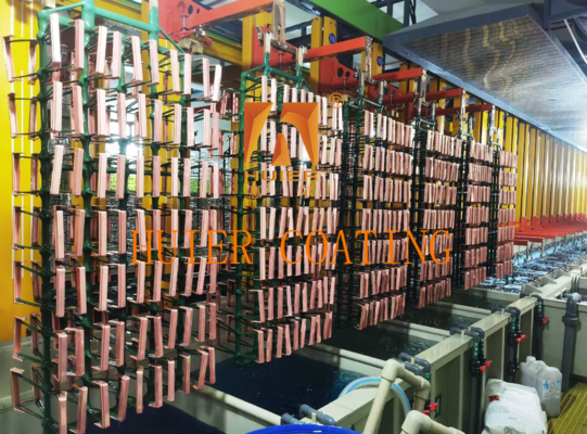 Linea di produzione galvanica per pezzi in ABS con controllo intelligente